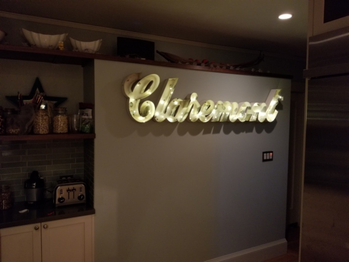 Right place right time... This sign is from a rockridge company going out of business... Now providing a kitchen accent that's unforgettable!!