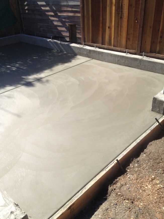 Super smooth finish concrete.